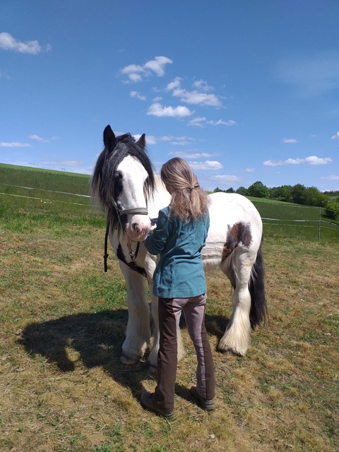 Mirjam und Pferd Bob
